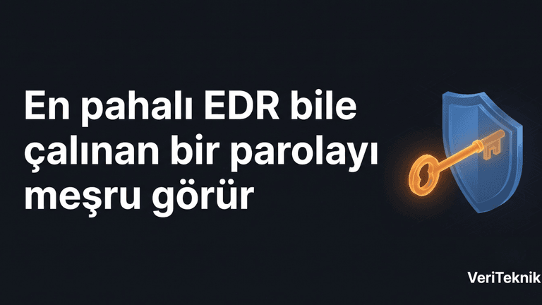 En pahalı EDR bile çalınan bir parolayı meşru görür